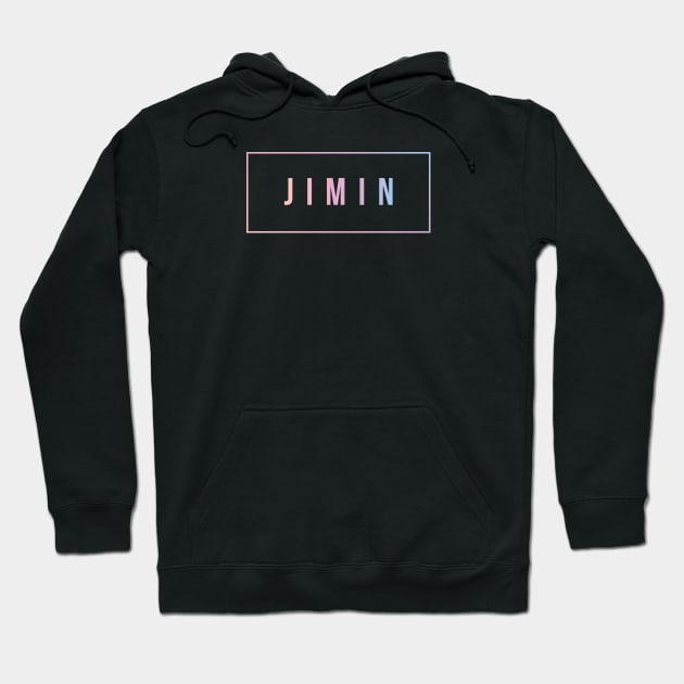 Jimin BTS  | Simple boxed Jimin fan Hoodie by ElevenVoid